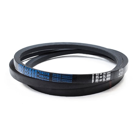 D&D B85/5L880 Classical V-Belt, 88 in Outside Length, 21/32 in Top Width, 1 Ribs B85/5L880